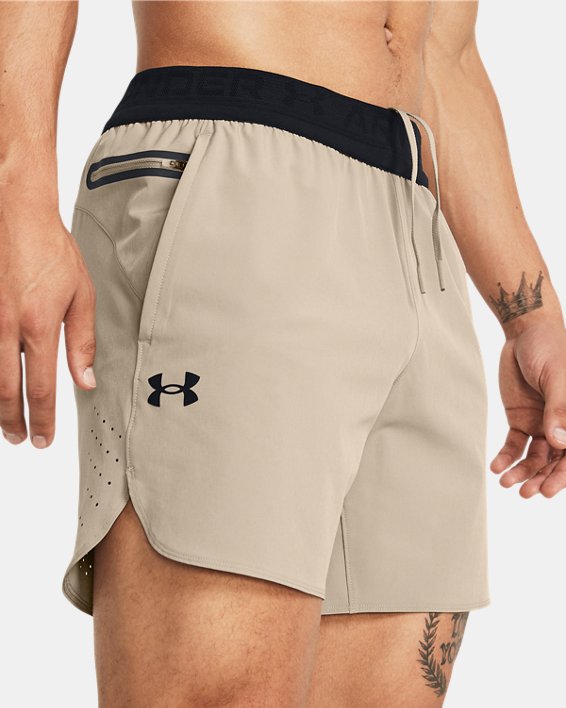 Men's UA Vanish Elite Shorts in Brown image number 3